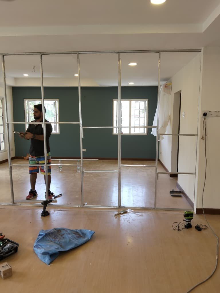 Renovation on-site progress photo